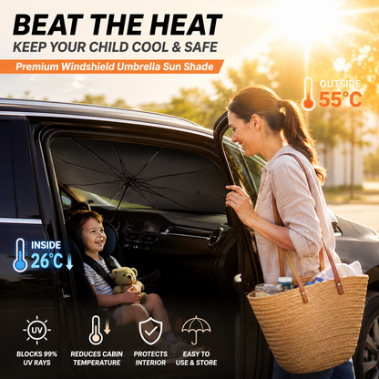 ☀️Summer Hot Sale 49% OFF !🚗 Foldable Car Window Sunshade – Blocks UV rays and heat – Protects the dashboard and interior 🛡️
