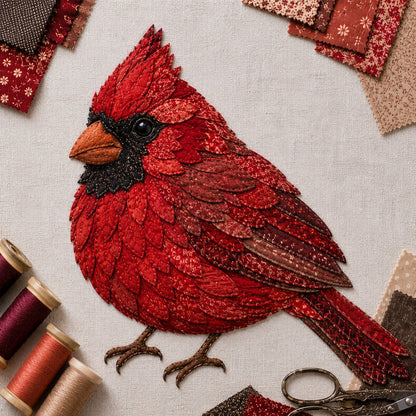 DIY Patchwork Bird Hanging Kit