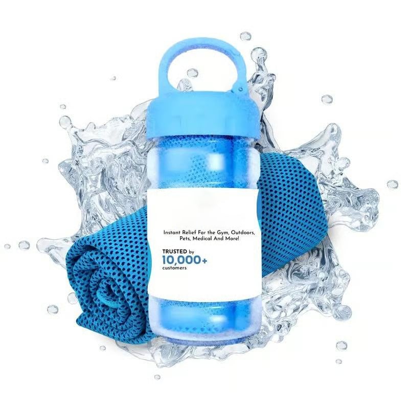 🎉 BUY 1 GET 1 FREE🌞Cooling Bottle - Cold Sweat Towel You Can Use Anywhere, Anytime! Reusable Soft Absorbent Cooling Portable