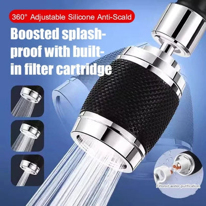 🔥Splash proof booster swivel kitchen filter tap