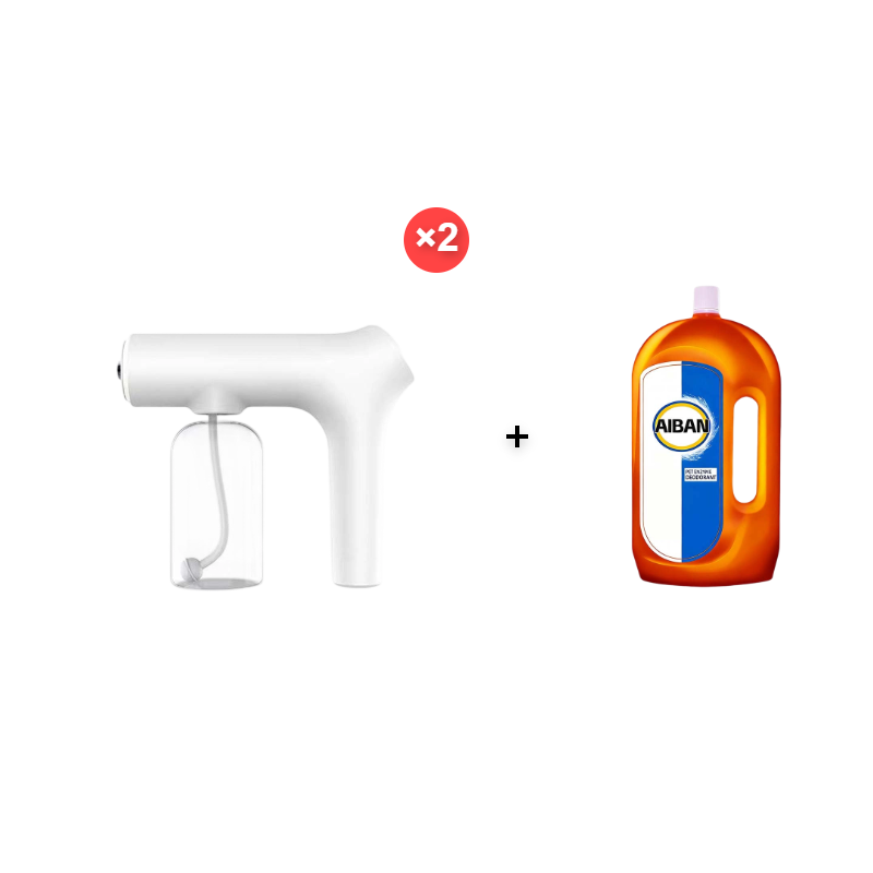 🥳2026 HOT SALE🥳💞50K+ SOLD!🚗🏠 50% OFF! Cordless Nano Spray Gun – Adjustable mist, no cord hassle. Perfect for disinfection & dusting. A cleaning essential! 🔫🌿
