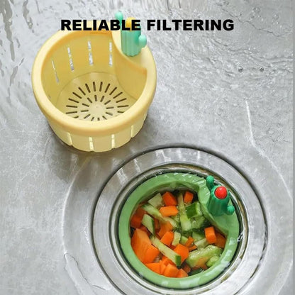 Cactus Kitchen Automatic Dumping Sink Filter🌵