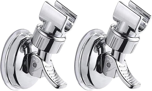 Adjustable shower head holder - Detachable shower head holder with suction cup - Drill-free shower head holde