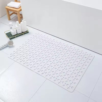 🚿50% OFF NOW! Premium Anti‑Slip Shower Safety Mat‑Large Hollow Drain Hole Bath Mat with Strong Suction Cups, Non‑Slip Floor Mat for Bathroom Shower Tub