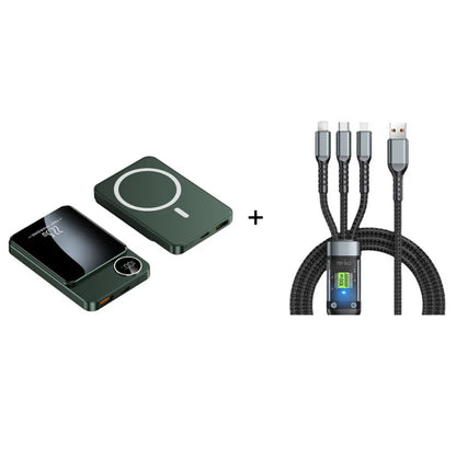 🔋✨Professional Magnetic Charger for Travelers & Professionals 🧲| 22.5W Wired & 15W Wireless💥