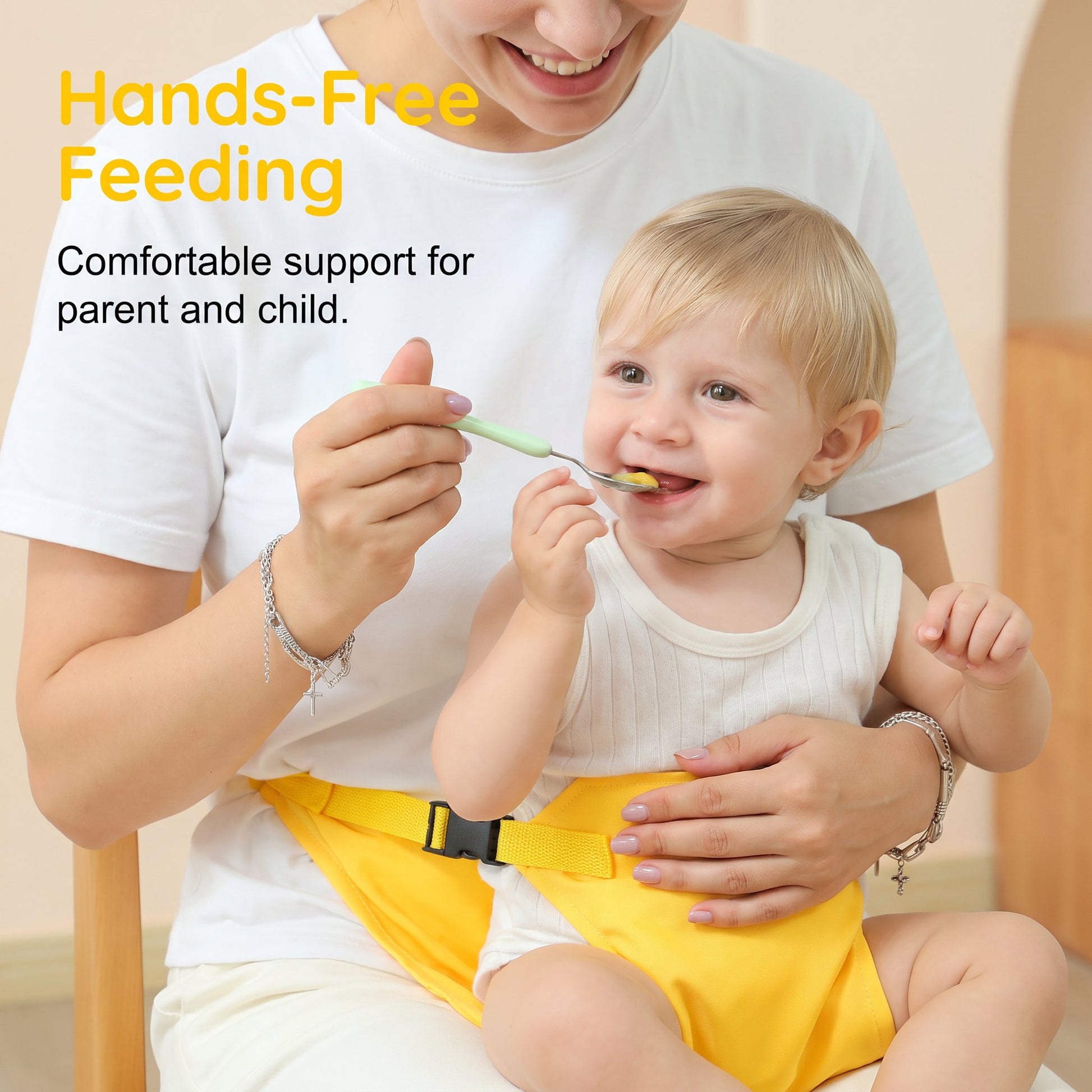Baby High Chair Seat Belts - Portable Dining Straps Holder