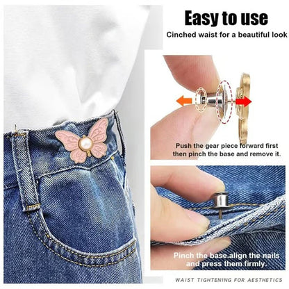 ⏳Limited-time 49% off⏰Removable Butterfly Waist Adjustment Buckle🦋