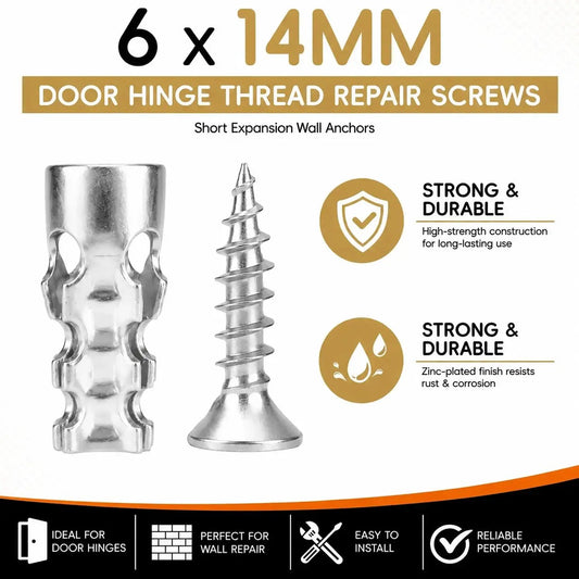 🛠️🔩Self Drilling Drywall Anchors with Screws Kit🪨 Easy Install Wall Fixing Accessories