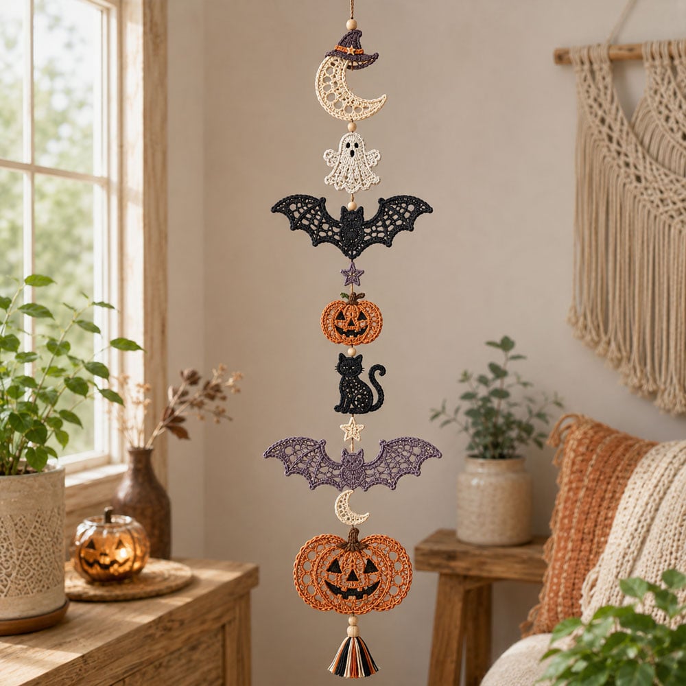 🔥LAST DAY 49% OFF - 🦋Butterfly Garden Cascade DIY Crochet Kit