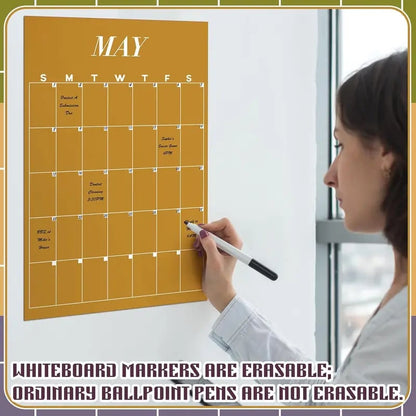 📅 Back to School Large Wall Calendar | The Ultimate Family Wall Calendar & Dry Erase Planner 🏡