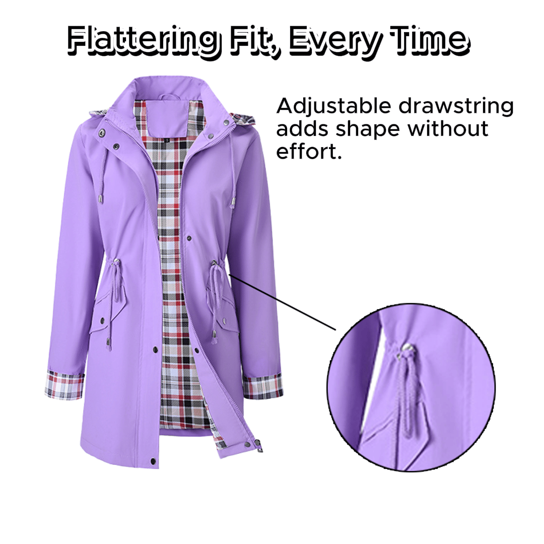 🔥This Week's Special Price:£25.99!!🧥💦Womens Chic. Lightweight. Waterproof Jacket🍃-Unleash Style and Durability in Any Storm!