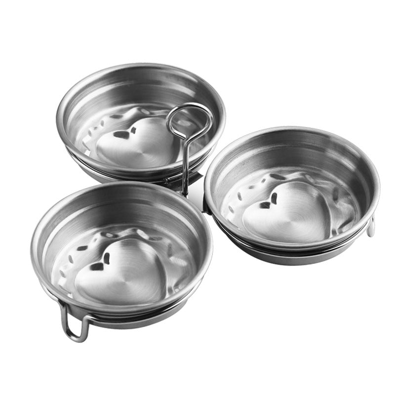 📢📢40% OFF !! ⏰ 304 Stainless Steel Egg Cooker – Premium Food-Grade, Sturdy Mold Frame & Easy Unmolding ✨