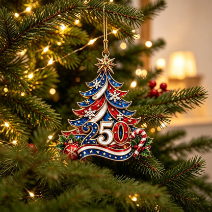 US 250th Anniversary Christmas Ornament