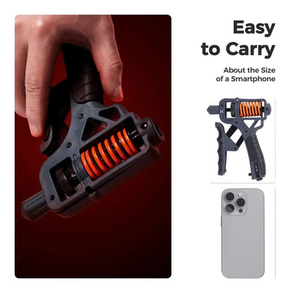 💪Ergonomic Adjustable H-Grip Hand Trainer – Forearm Strengthener with Counter for Stress Relief