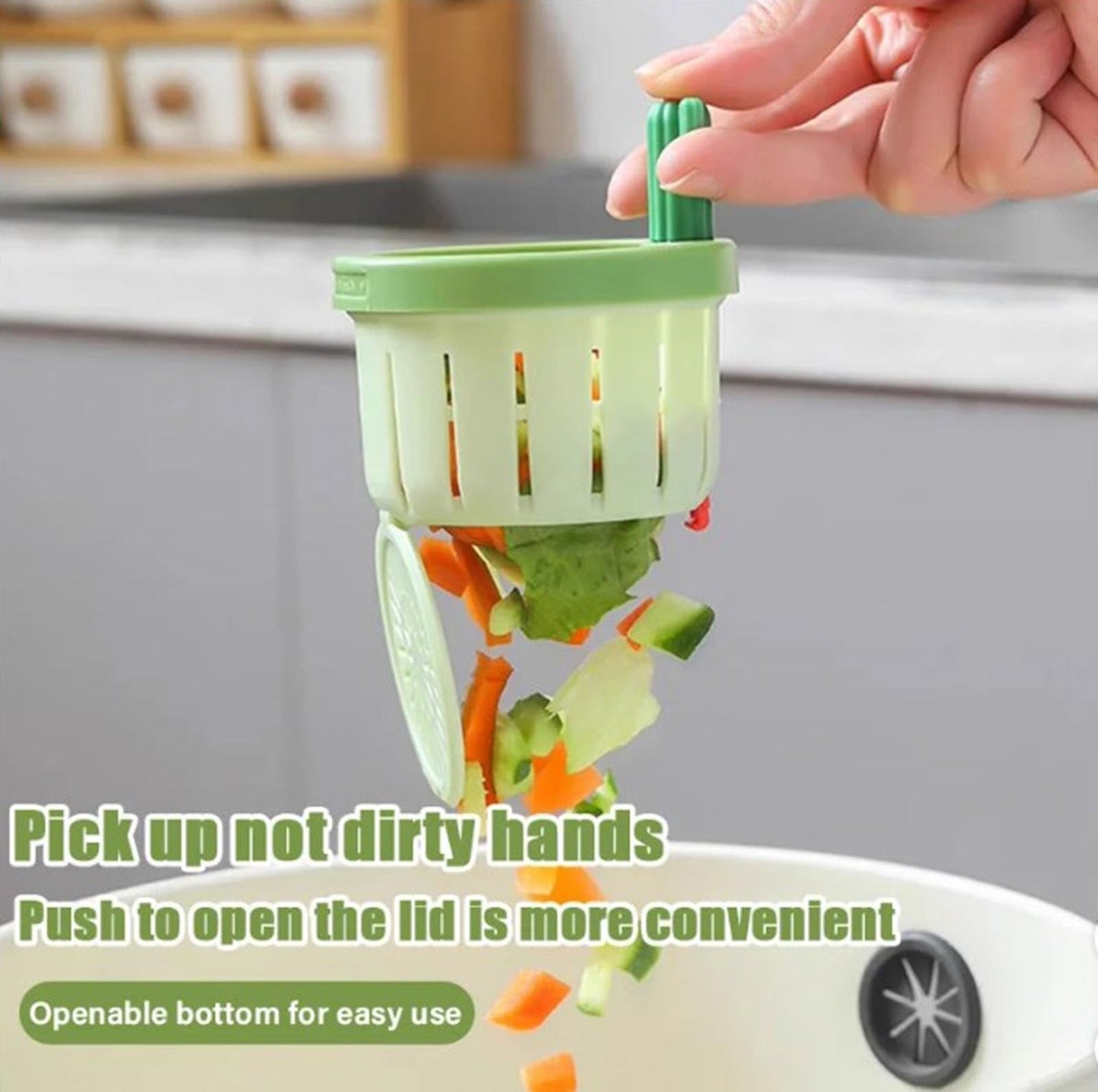 Cactus Kitchen Automatic Dumping Sink Filter🌵