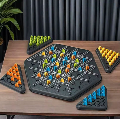 Triangle Hunter: A Board Game for Logic and Geometry Training