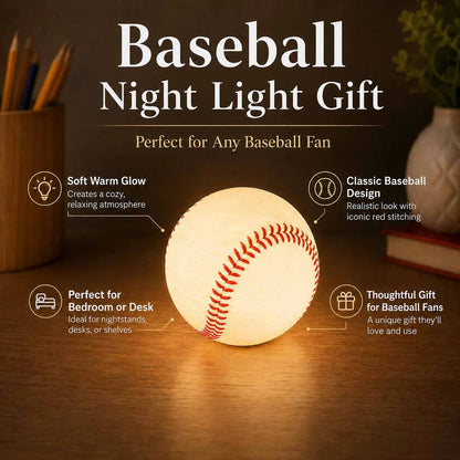 ⚾Last Day 47% OFF - Baseball Night Light Gift