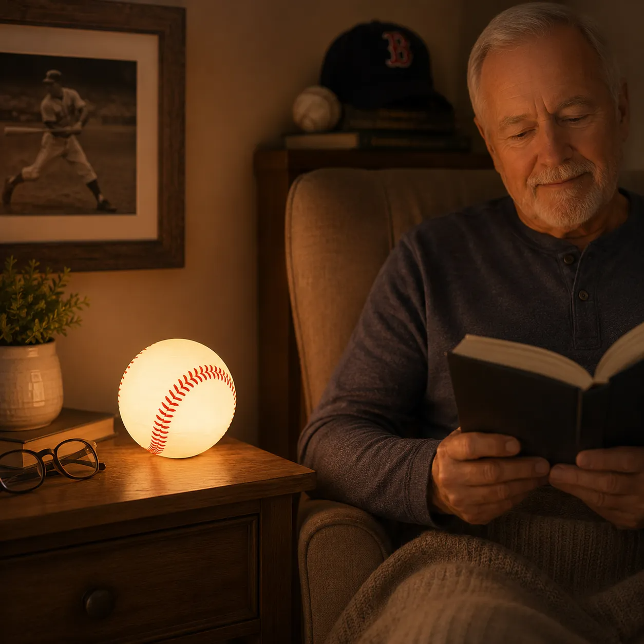 ⚾Last Day 47% OFF - Baseball Night Light Gift