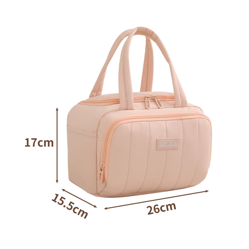 📢📢48% OFF !! ⏰Quilted Insulated Water Resistant Lunch Bag