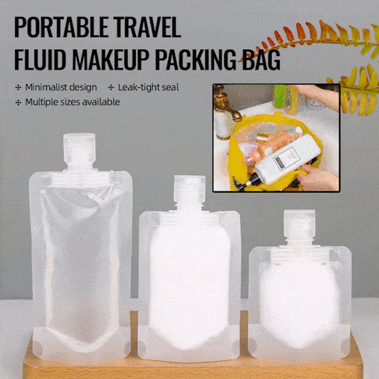 🌷Portable Travel Fluid Makeup Packing Bag