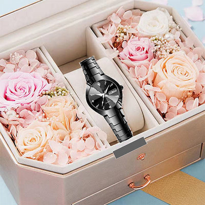 🏆 Last Day Special Price £9.99! 💐Elegant Casual Waterproof Quartz Watch Women Gift