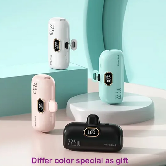 ⏰Limited Offer 49% OFF!🔥 5000mAh Mini Power Bank – Ultra-Portable & Universally Compatible🔋📱