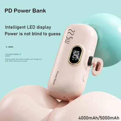 ⏰Limited Offer 49% OFF!🔥 5000mAh Mini Power Bank – Ultra-Portable & Universally Compatible🔋📱