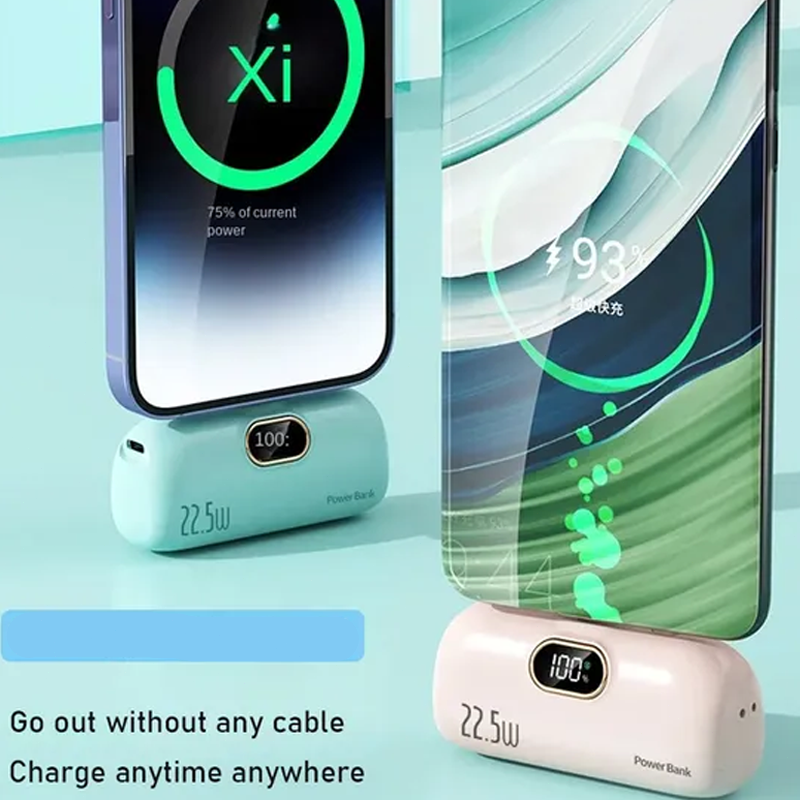 ⏰Limited Offer 49% OFF!🔥 5000mAh Mini Power Bank – Ultra-Portable & Universally Compatible🔋📱