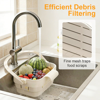 🥦44% OFF!🍅Collapsible Faucet-Hanging Sink Strainer Basket