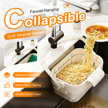 🥦44% OFF!🍅Collapsible Faucet-Hanging Sink Strainer Basket