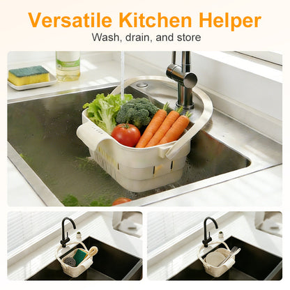 🥦44% OFF!🍅Collapsible Faucet-Hanging Sink Strainer Basket