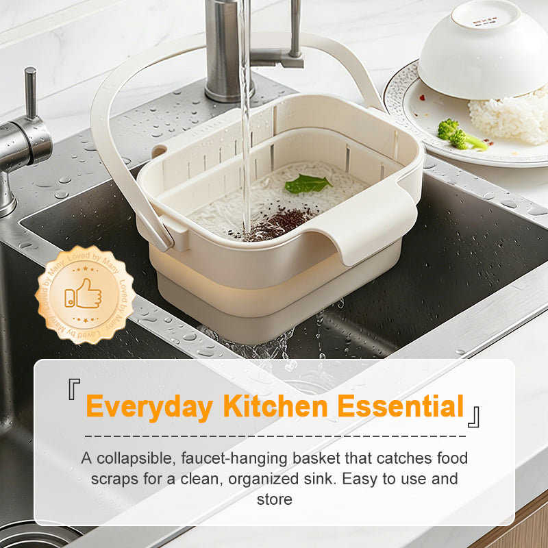 🥦44% OFF!🍅Collapsible Faucet-Hanging Sink Strainer Basket