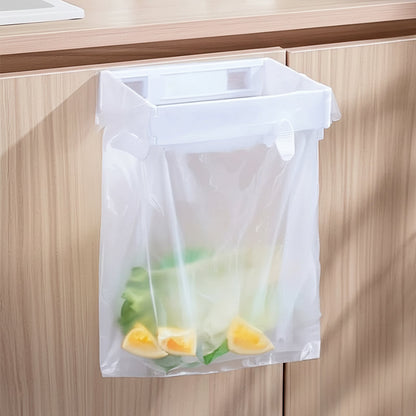🗑️50% OFF NOW! No‑Drill Wall‑Mounted Folding Trash Bag Holder – Space‑Saving Hanging Garbage Bag Rack, Kitchen Cabinet Door Waste Organizer for Home & RV Use
