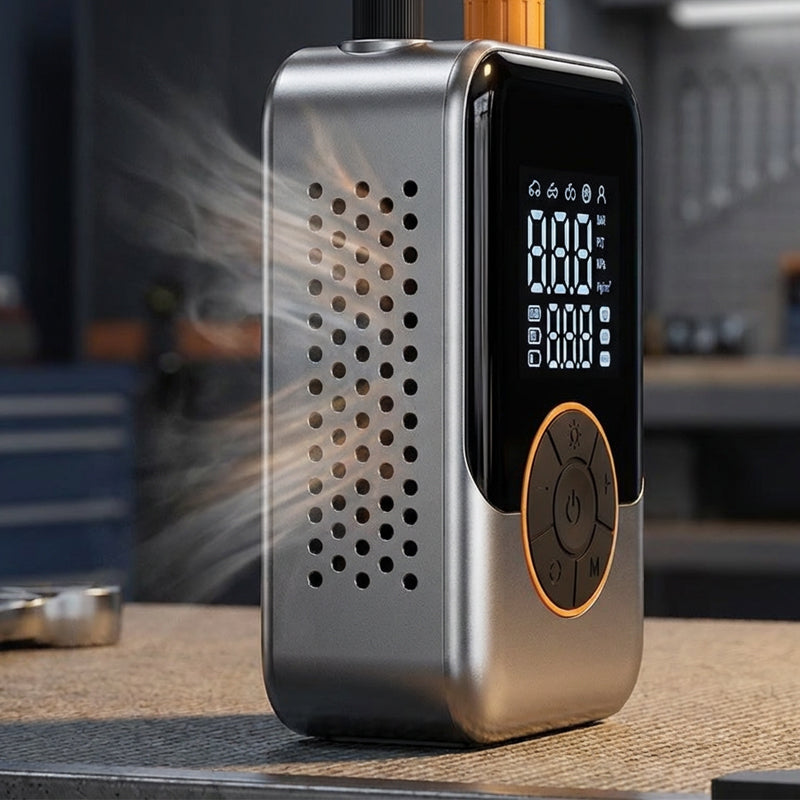 🎉 2026 Sale — Over 30,200 Sold!🚗 Portable Tire Inflator Air Compressor – Smart ✨