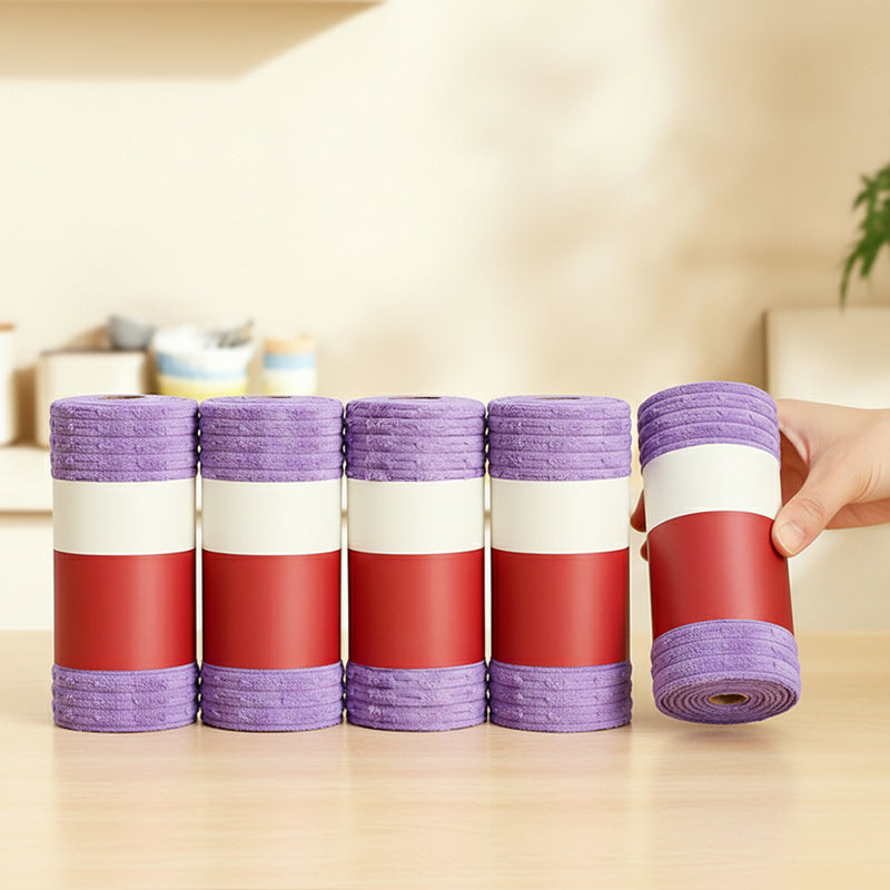 🔥Last day of the sale: £9.99!!🏆Multipurpose Reusable Tear-Off Cleaning Cloth Roll