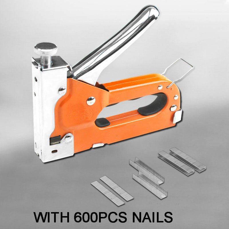 3 In 1 Staple Nail Tool ✅ Adjustable Power & 600 Nails Included | Fast DIY Woodworking Fixes