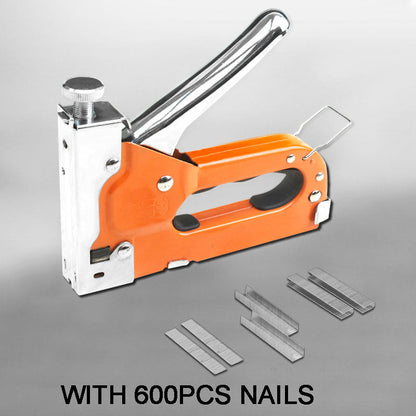 3 In 1 Staple Nail Tool ✅ Adjustable Power & 600 Nails Included | Fast DIY Woodworking Fixes