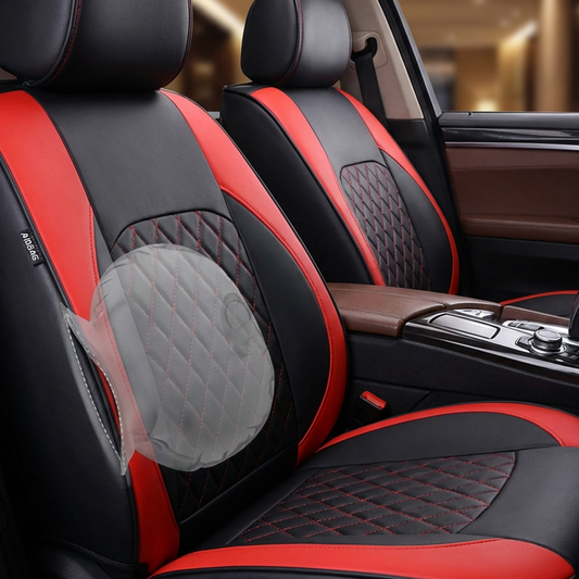 ⏳Time-Limited Special⏰9-Piece Universal Fit Leather Car Seat Cover Set