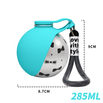 📢📢50% OFF !! ⏰ 2-in-1 Portable Dog Water Bottle for Small Dogs - Leak-Proof & Compact