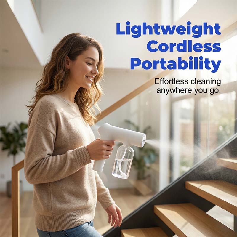 🥳2026 HOT SALE🥳💞50K+ SOLD!🚗🏠 50% OFF! Cordless Nano Spray Gun – Adjustable mist, no cord hassle. Perfect for disinfection & dusting. A cleaning essential! 🔫🌿