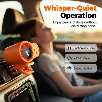 🏆 Last Day Special Price £19.99 ! ⏰Hands-Free Personal Cooling Fan with LED Display