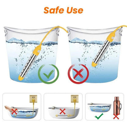 🛁49% OFF NOW! ⏰ Safe Anti-Scald Immersion Heater for Travel & Home – Compact & overheat protection – Perfect for heating drinks or baby food while travelling – dual voltage & fast heating 🔥