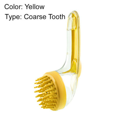 🌟Pet Bath Brush with Built-In Shampoo Dispenser 🐾  Gentle Massage Grooming Tool for Dogs & Cats – Ergonomic, Easy-to-Use & Vet-Approved Care 🇬🇧💧