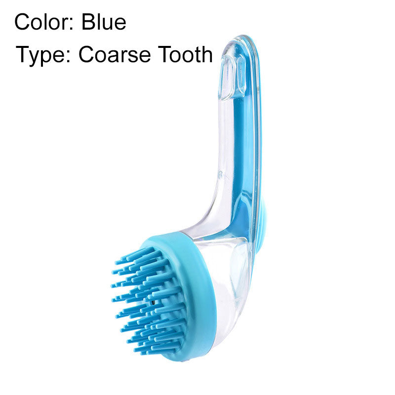 🌟Pet Bath Brush with Built-In Shampoo Dispenser 🐾  Gentle Massage Grooming Tool for Dogs & Cats – Ergonomic, Easy-to-Use & Vet-Approved Care 🇬🇧💧
