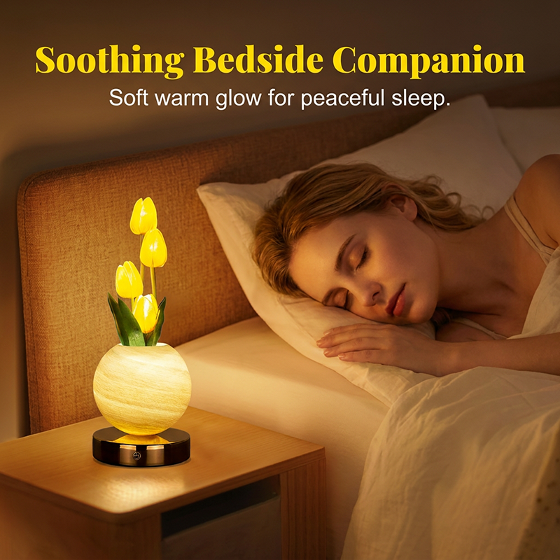 Decorative LED Tulip Night Light