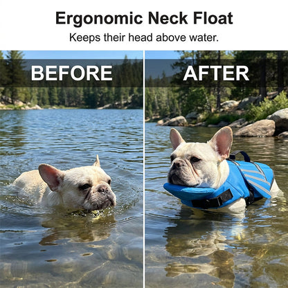 🥳2026 HOT SALE 49% OFF!💞50K+ SOLD!🐕👼Reflective Angel Wing Dog Life Jacket – High‑buoyancy, quick‑rescue handle & breathable mesh. Reflective strips for evening swims. Safe & adorable! 🌊✨