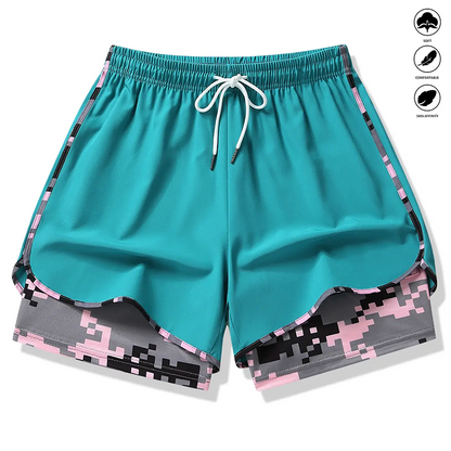 📢📢47% OFF !! ⏰Women's Casual Athletic Shorts with Built-in Liner
