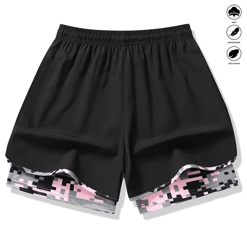 📢📢47% OFF !! ⏰Women's Casual Athletic Shorts with Built-in Liner