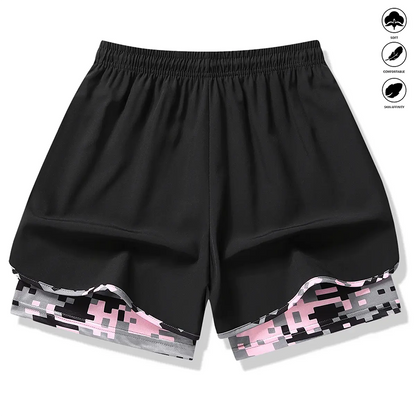 📢📢47% OFF !! ⏰Women's Casual Athletic Shorts with Built-in Liner
