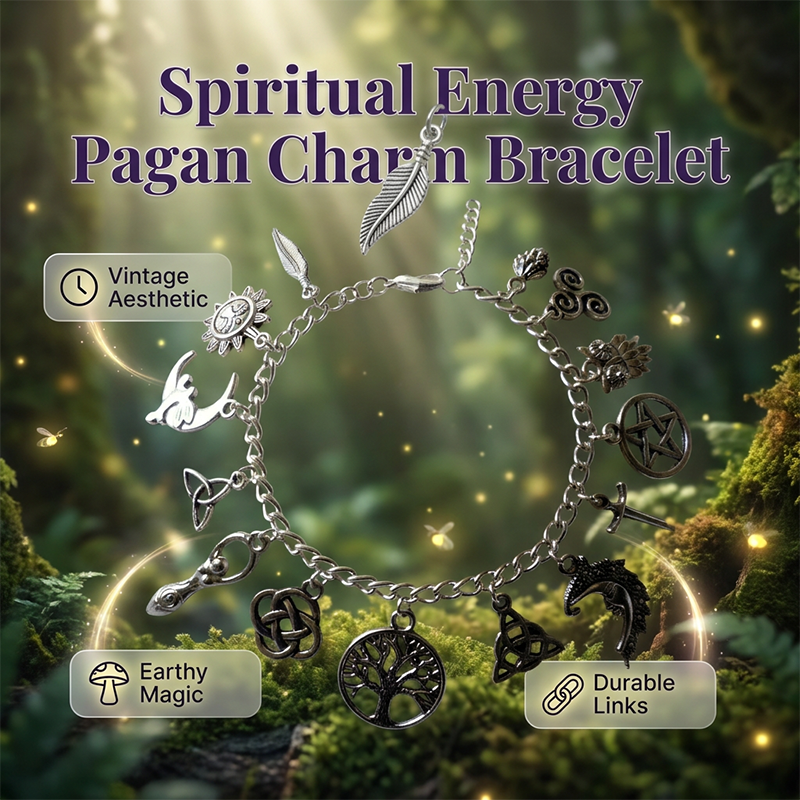 📢📢49% OFF !! ⏰Vintage Pagan Charm Bracelet for Women